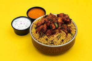 Chitti Muthyalu Chicken Fry Piece Biryani