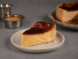 Filter Coffee Basque Cheesecake Slice