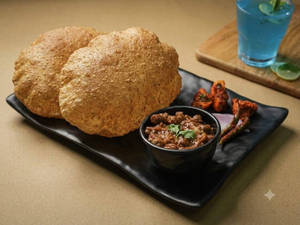 Wheat Chole Bhature