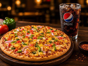Punjabi Pizza (small) + Cold Drink