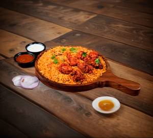 Hydrabadi Chicken Tikka Biryani (Basmati Rice  )
