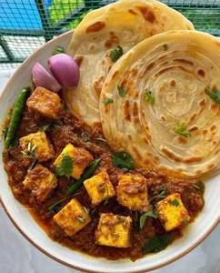 4 Parotta With Paneer Butter Masala