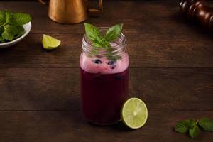 Blueberry and Basil Lemonade