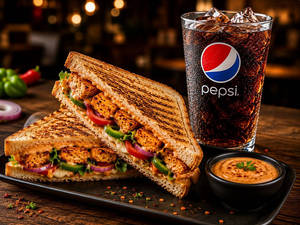 Spicy Tandoori Sandwich (2slice) + Cold Drink