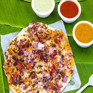 Egg Onion Podi Uthappam