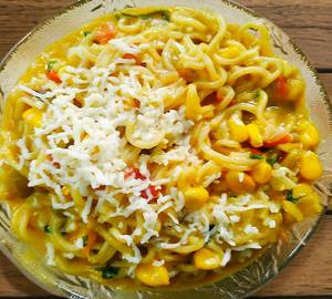 cheese corn paneer vegetable mix Maggi