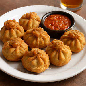 Paneer Momos Fried