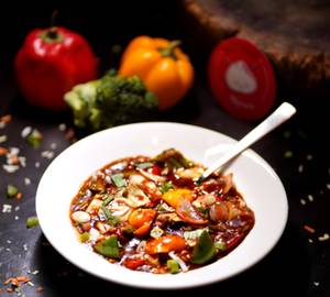 Vegetable In Hot Garlic Gravy
