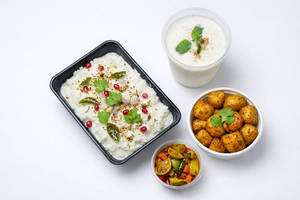 Curd Rice & Fried Aloo Combo