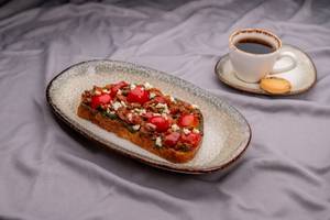 Veg Caprese Sourdough Toast