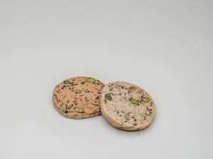 Rose And Pista Cookies (Jar)