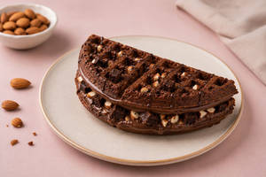Almond Brownie Waffle Sandwich
