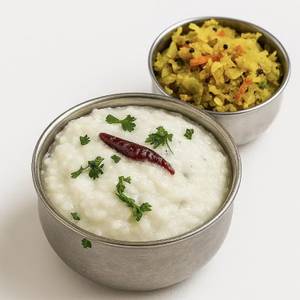 Curd Rice With Poriyal