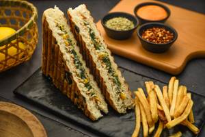 Chicken Focaccia Spinach & Corn