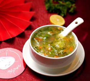 Vegetable Lemon Coriander Soup