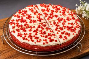 Red Velvet Waffle Cake