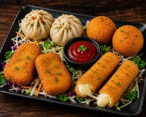 Momos 2Pc Cheese Ball 2Pc Veg Nuggets 2Pc Cheese Finger 2Pc