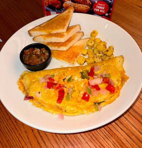 Bacon And Cheddar Omelet