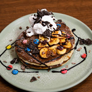 Nutella Banana Oreo Pancakes