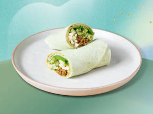 Green veggie protein wrap