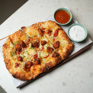 Angry Chicken Garlic Bread