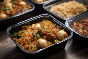 Veg Manchurian Noodles