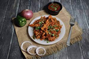 Baby Corn Hot Garlic Sauce