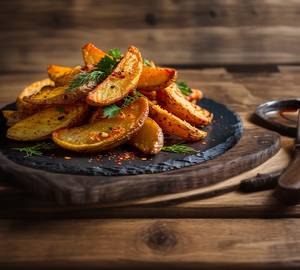 Crispy Potato Wedges (12 Pices)