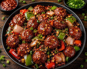 Schezwan Manchurian Dry