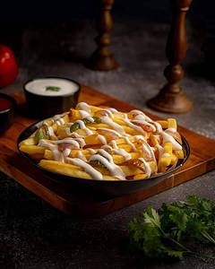 Crispy Chicken Loaded Fries