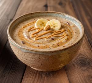 Peanut butter banana smoothy bowl