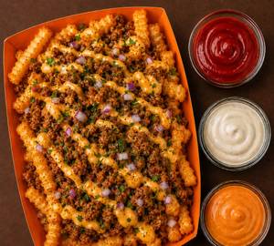Chicken keema fries