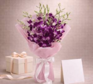 6 Purple Orchid