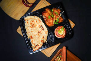 Chicken Bhuna With Lachha Paratha