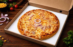 Onion N Cheese Thin Crust Wheat Pizza (45g Protein)
