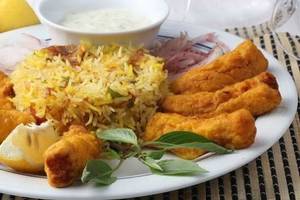 Fish Finger Biryani