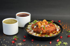 Aloo Tikki With Chole