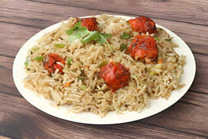 Veg Manchurian Fried Rice