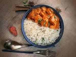 Veg Pulao Half+ Chicken Butter Masala 2 Pcs