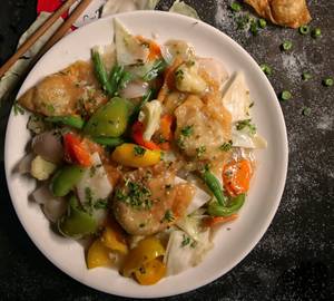 Vegetable Wonton Stew With Veegtable