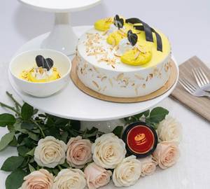 Rasmalai eggless cake