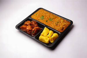 Ghee Sambar Rice & Chicken Roast
