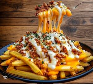 Cheesy loaded fries