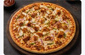 Chicken Kabab Pizza