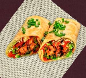 Chicken tikka roll