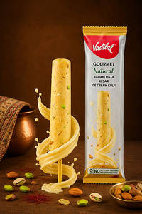 Badam Pista Kesar Gourmet Natural Kulfi - (70 Ml)