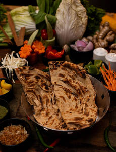 Plain Laccha Paratha (atta)
