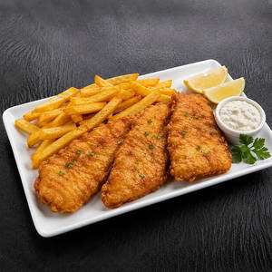 Fish & Chips (3 Fillets)