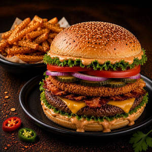 Double Tikki Burger
