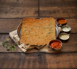Coconut Rava Paneer Dosa